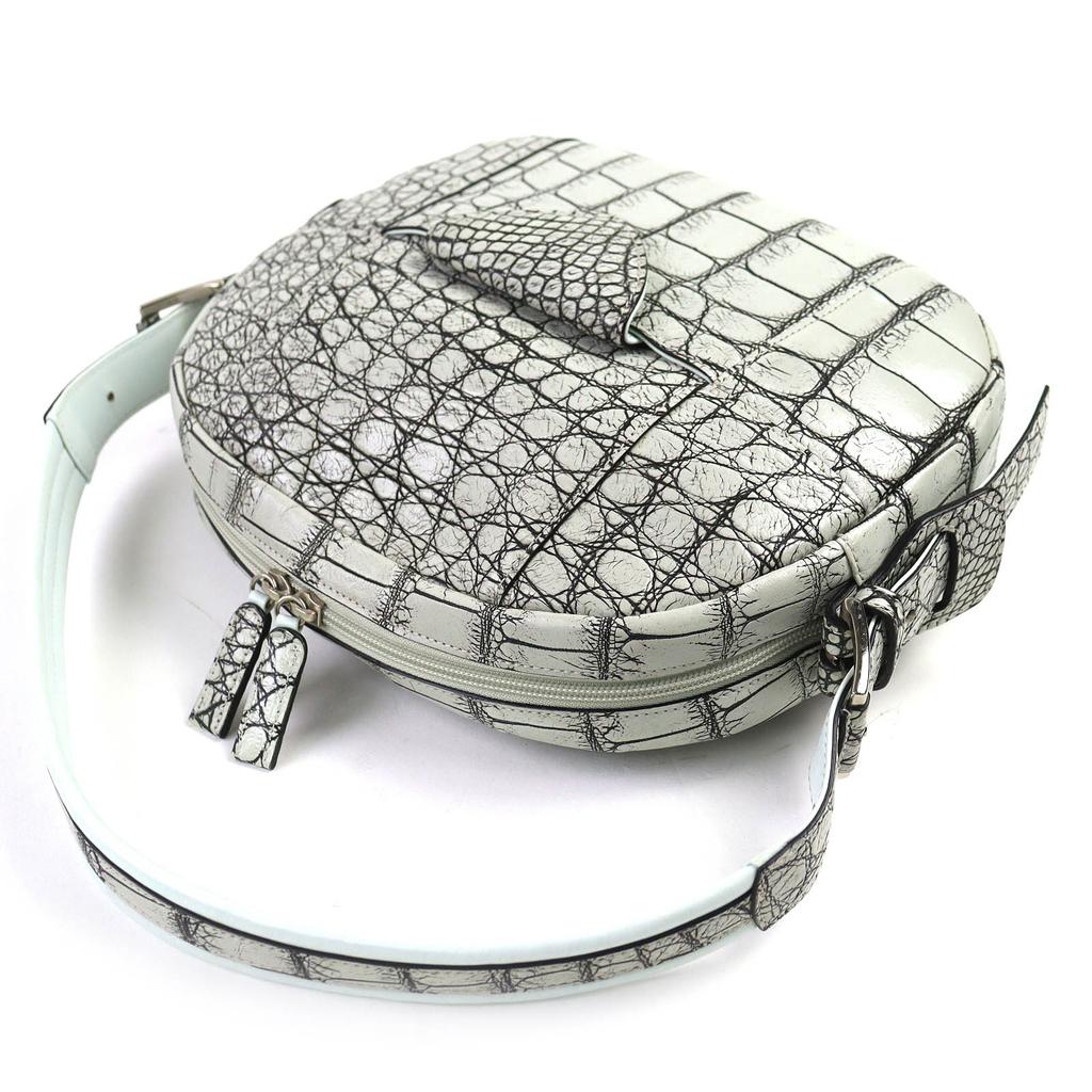 Ausgezeichnet Ihre Schönheit Schultertasche Krokodilleder Handtasche mit JRA-Etikett Gebraucht