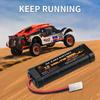 melasta 7.2V 3000mAh Ni-MH High-Power 6-Cell Battery Pack with Tamiya Compatible Discharge Connector for RC Racing Cars, Boats, Trucks, Airplanes, and