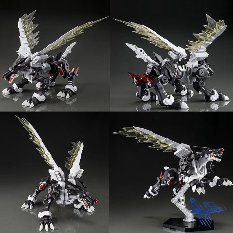 Assembly Model Figure: Digimon Lucemon Falldown Mode, Omegamon, Justimon