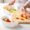 Single-sided Opening Side Dish Tray Can Be Hung With Side Dish Ingredients Classification Fruit And Vegetable Tray Cooking Tray - 3 Pieces