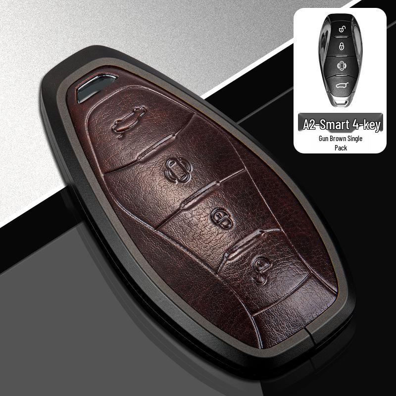 Premium Biao Che Zu Hongqi H5/HS7 Key Case for Men & Women – Full-Cover Protective Bag