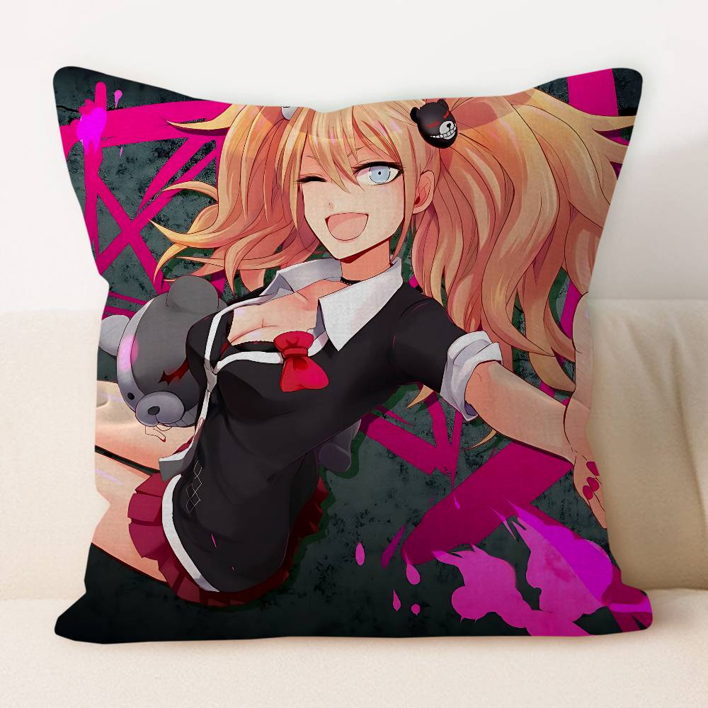 J-Junko E-Enoshima Pillow Gift Home Office Decoration Bedroom Sofa Car Cushion Cover Case 45x45