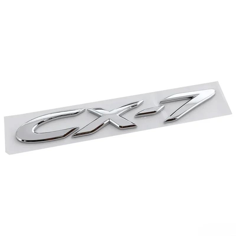 2025 Horké 19x2,6cm ABS 3D Samolepky na auto Decals pro logo Mazda CX7 Nápis na zadní kufr Značka Vnější úprava Zadní emblem Acc