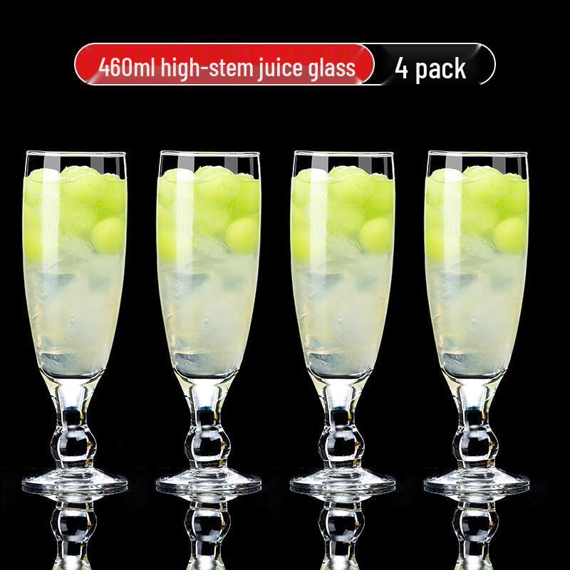 

HANDUNYOU Reinforced Thickened Glass Juice & Beverage Cups (4-Pack)