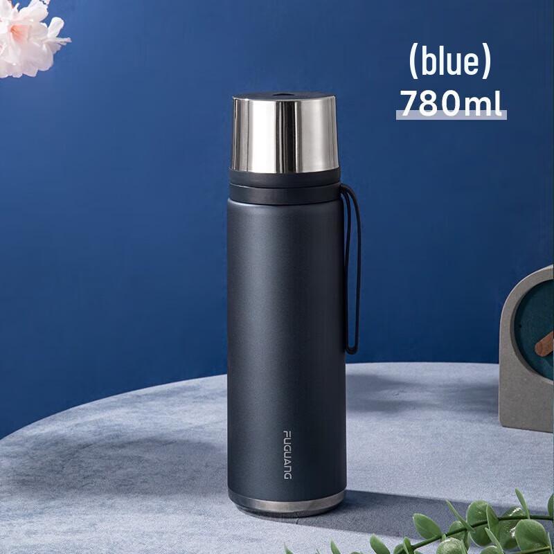 FUGUANG Dual-Drink Portable Stainless Steel Tumbler
