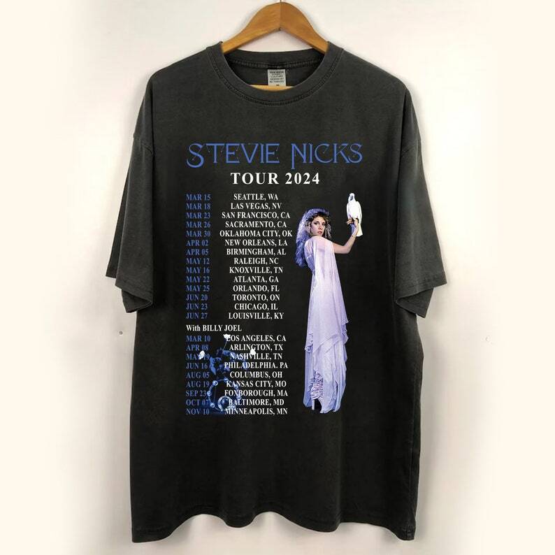 Stevie Nicks 2024 Live In Concert Music Unisex Tshirt For Men Women KH6532 Unisex T-Shirt L