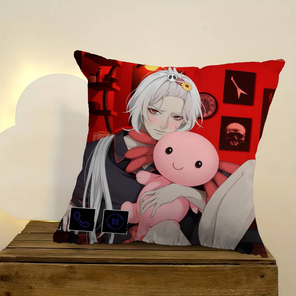 Game Date With Hot Death Pillow Cover Sofa Cushion Cover Home Room Decoration Children Gift