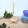 Portable Wool Yarn Winding Axis Frame Wooden Yarn Holder Durable Yarn Rotating Tool  Household