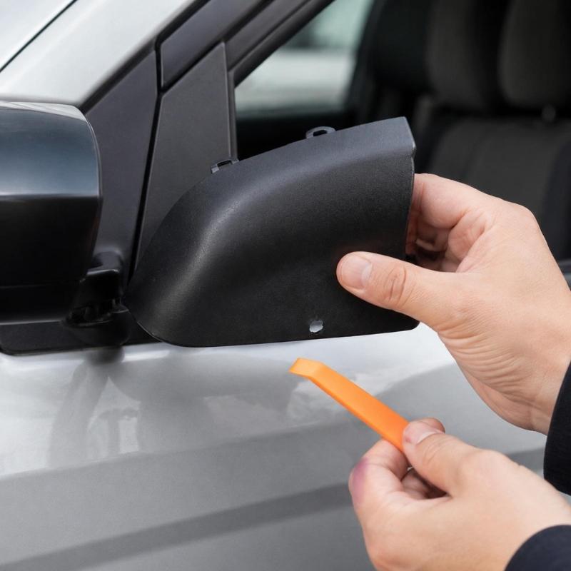 Replacement Lower Wing Mirror Trim Cover in Black ABS 963129935R 963738533R for 2015-2019 Vehicle Applications and Housings