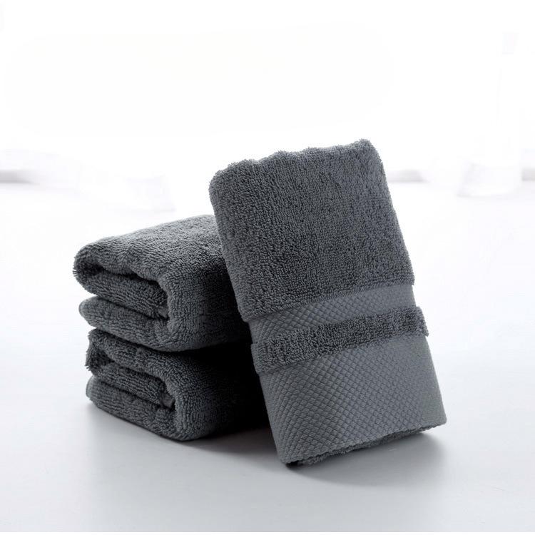 

Towel Pure Cotton Adult Thickened Face Wash for Top Men and Women Couple Plain Color Broken Velvet for Home Durable 35 * 75cm