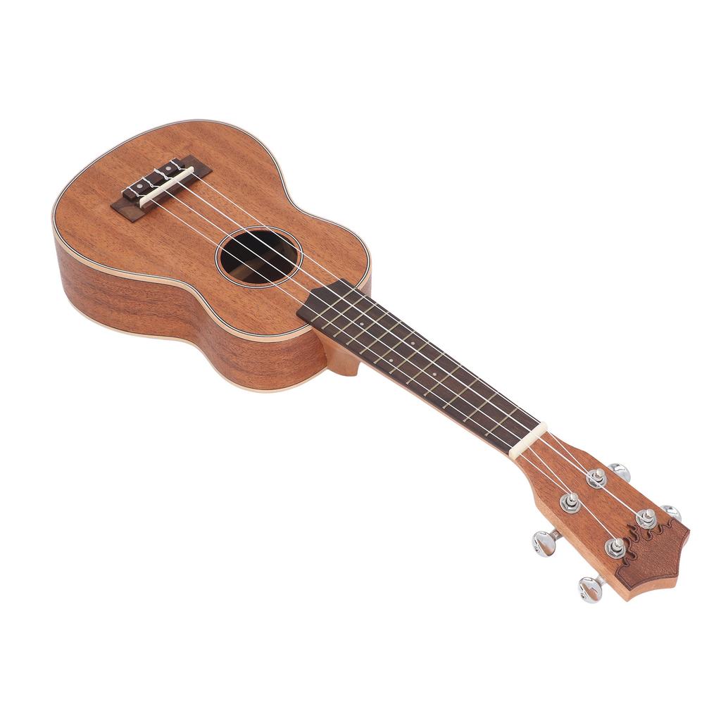 21in Ukulele Holz Tragbar 4 Saiten Mini Akustikgitarre für Anfänger Profis Saiteninstrument