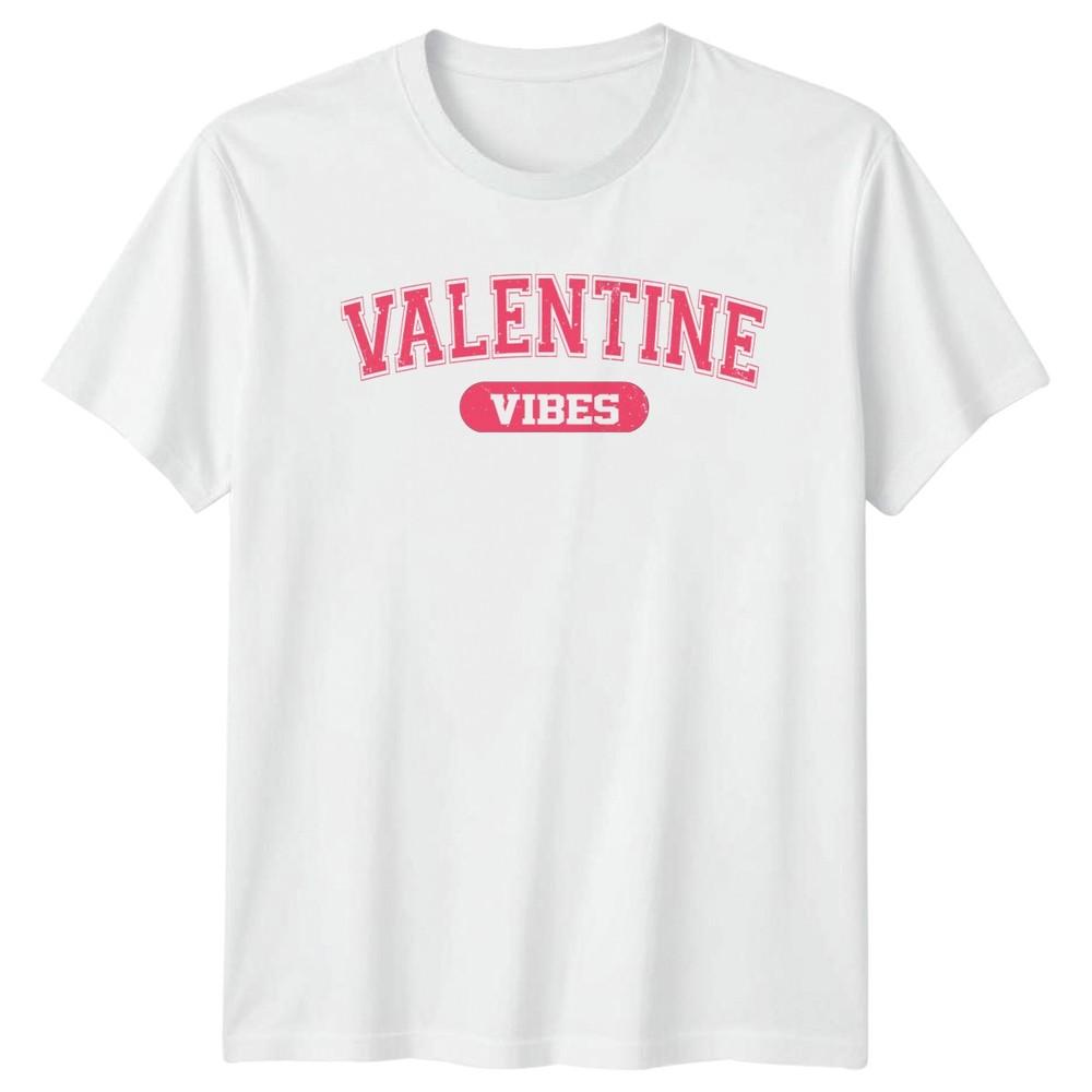 Valentine Vibes TShirt Valentines Day Gift For Him And Her S