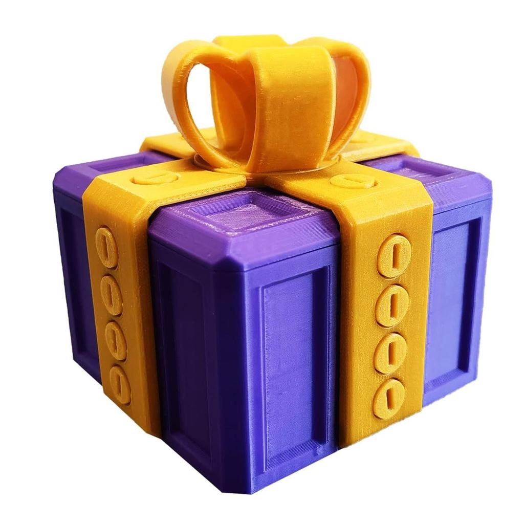 Nerviger Geschenkkarton mit Schrauben, Große nervige Geschenkboxen, Scherz-Schraubenkarton, 3D-gedruckte Dekoration für Weihnachtsgeschenkboxen und Schmuck