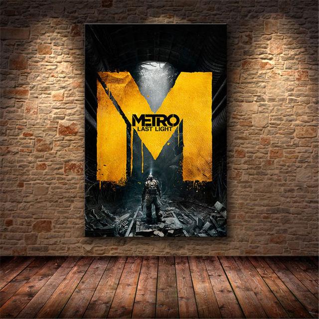 Metro Exodus Game Plakát Umění Malba na plátně Nástěnné umění Moderní obývací pokoj Domov Ložnice Bar Restaurace Dekorace Tisk Obraz