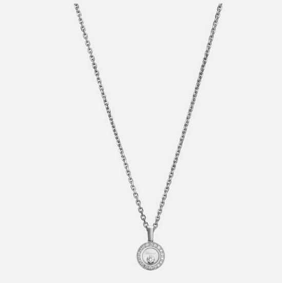 Xiao Family 925 Silver Time Turns Fortune Necklace with Heart-Shaped Diamond Perfume Bottle and Starry Sky Design