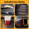 Reflective Twill Lattice Tape Waterproof Self-Adhesive Safety Warning Sticker Conspicuity Mark for Truck Vehicle Warning