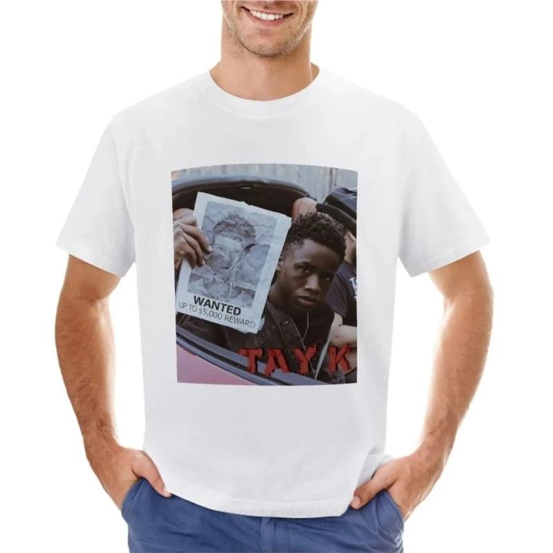 Tay K Wanted TShirt Plus Size Tops Summer Clothes Vintage Mens Tall T Shirts