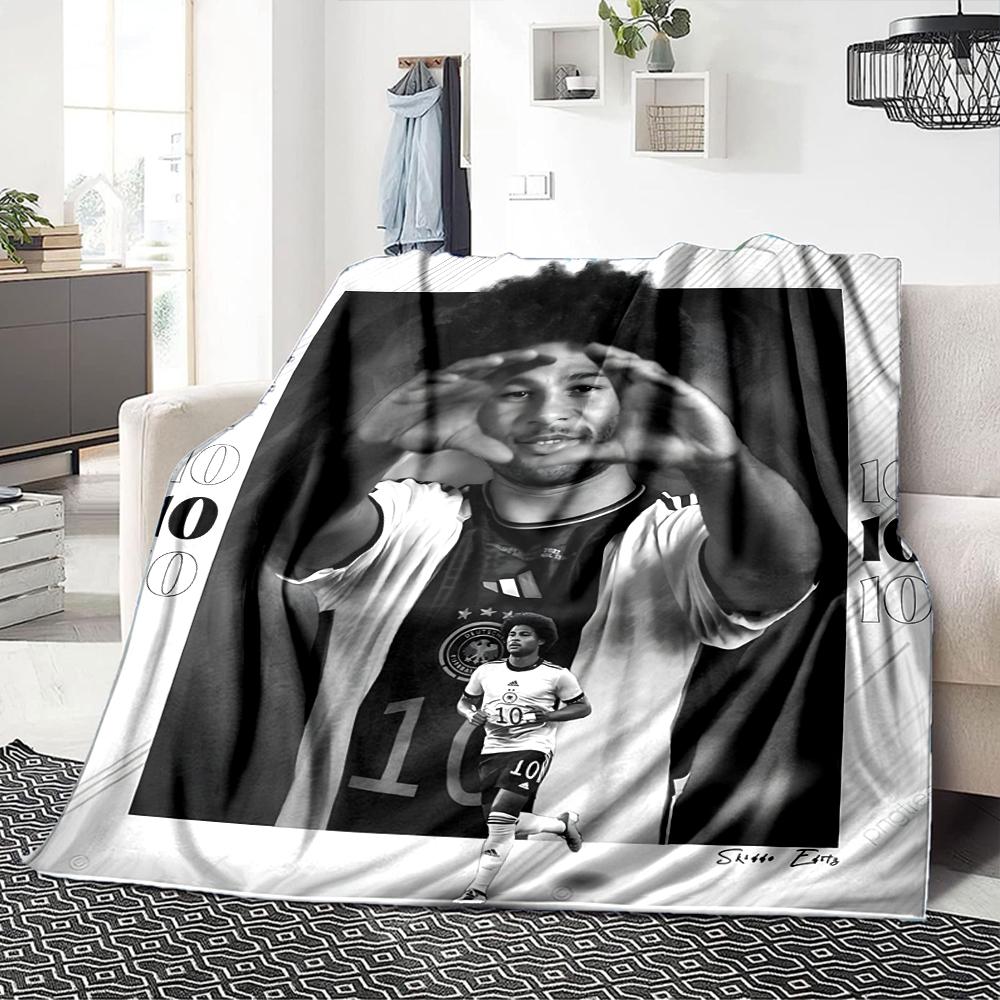 Urban Style Portrait Blankets Flannel Printed Breathable Warm Throw Blanket for Home Office Bedspreads 0708a71