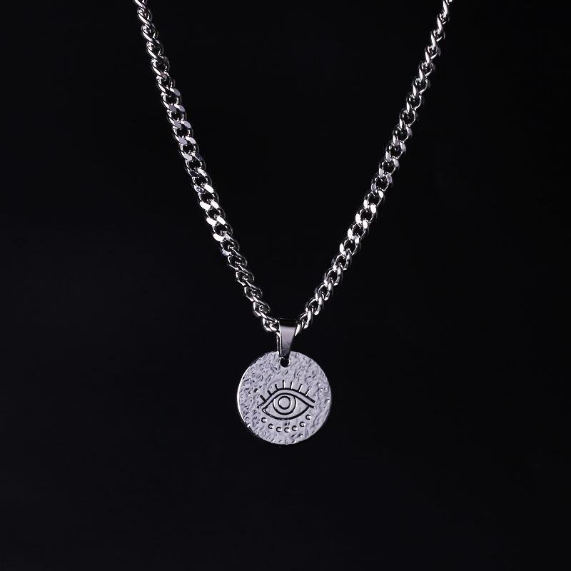 Osobowość Retro Miłośnicy Naszyjnik Ochrona środowiska Bezbarwny Wisiorek ze stali nierdzewnej Kobiecy Streetwear Łańcuszek Naszyjnik