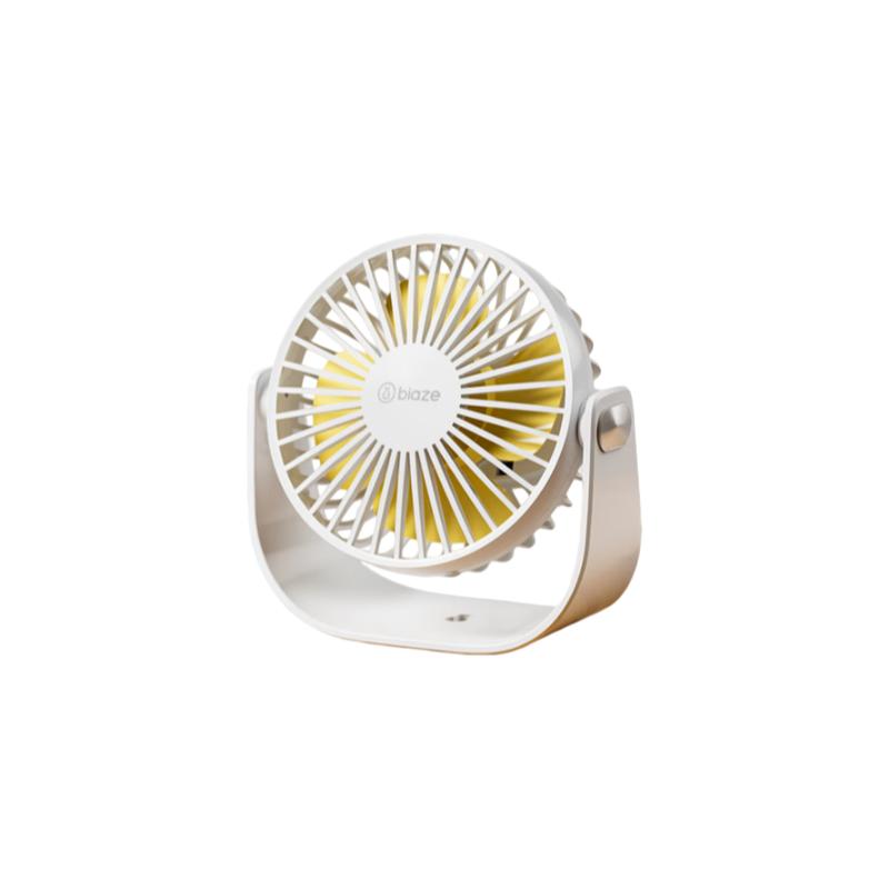 

BIAZE Desktop Mini USB Fan, Tabletop Office Electric Fan, Quiet Mini Desktop Fan, FS1 White білий