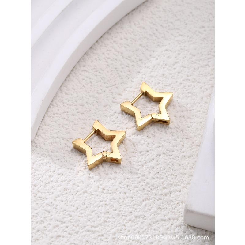 Minimalistischer Trend, Hochwertiger Titanstahl, Exklusive und Raffinierte Minimalistische Ohrringe