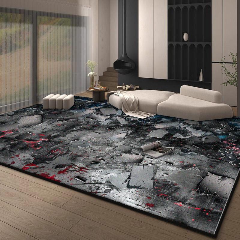 Moderner Stil Leicht zu Reinigen Großer Teppich für Wohnzimmerdekoration Zuhause Sofa Bereich Teppiche Waschbar Schlafzimmer Arbeitszimmer Rutschfeste Bodenmatte
