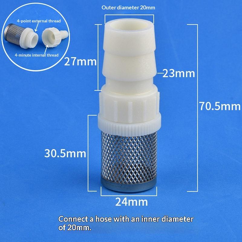 Multi Size Hose Filter Stainless Steel 4mm 6mm 8mm 10mm 12mm 14mm Fine Mesh Rust Resistant For Water Fuel Pump Aquarium