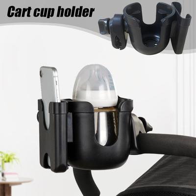 Pram Cup Holders Children's Stroller Bottle Holders Pram Bottle Holders Anti-Slip Design Pram Accessories Mobile Phone Holders