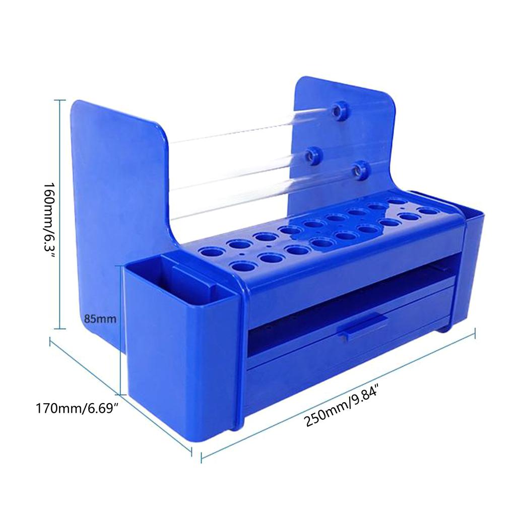 Plastic Storage Box Tweezer Screwdriver Business Card Storage Box for Mobile Phone Repair Desk Desktop Finishing Storage