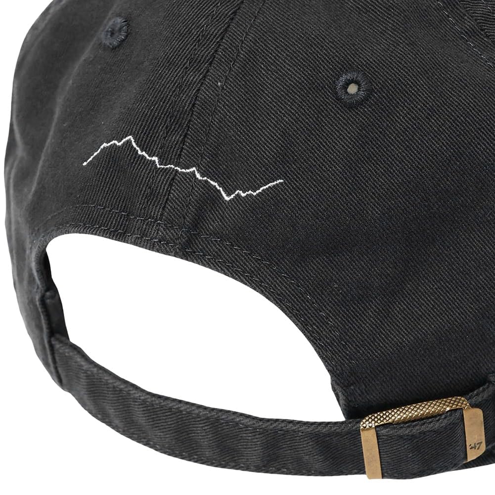 NANGA 47 COTTON CAP Collaboration Cap, Black, Outdoor, Streetwear, Unisex, Forty Seven 2025