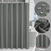 1pc Waterproof Shower Curtain Plain Waffle Mildew-proof Shower Curtain Bathroom Partition Curtain Home Living Room Decoration