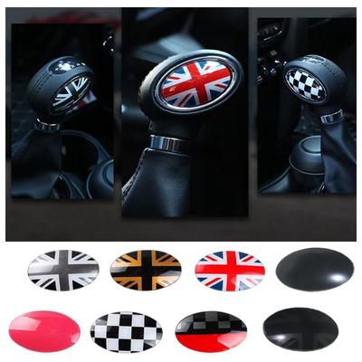 2PCS Car Gear Shift Cover Stickers Decals Styling Modification Accessories For MINI Cooper F56 F55 F54  F57 F60 COUNTRYMAN