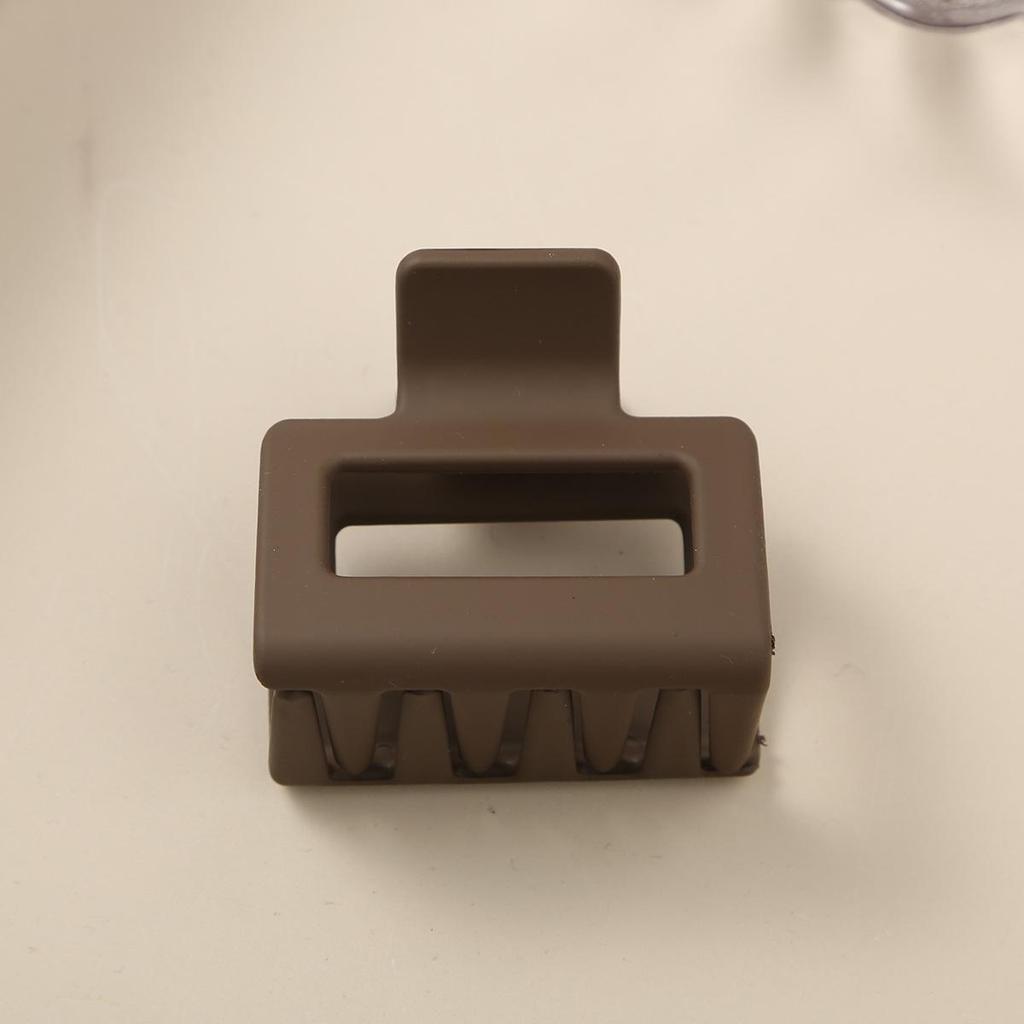 8.5CM x 10.5CM Rectangular Matte PS Hair Clip - Simple Shark Hair Accessory
