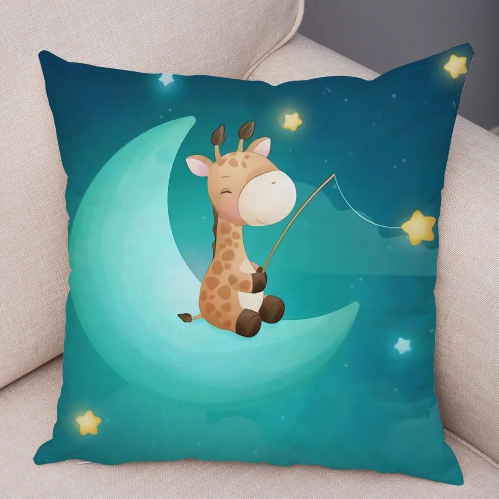 

Мультфильм Животное Лев Декоративная Наволочка Офис Гостиная Автомобиль Украшения Дома Наволочка 12x12Inch