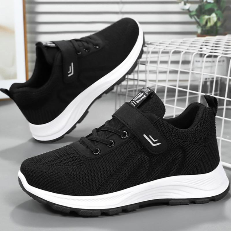 Mode Damen Sportschuhe Laufschuhe Atmungsaktive Damen Sneakers Sommer Leichtes Mesh Outdoor Rutschfeste Freizeit Schnür-Trainingsschuhe