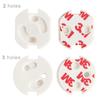 10pcs Baby Safety Child Electric Socket Outlet Plug Protection Security Two Phase Safe Lock Cover Kids Sockets Cover Plugs