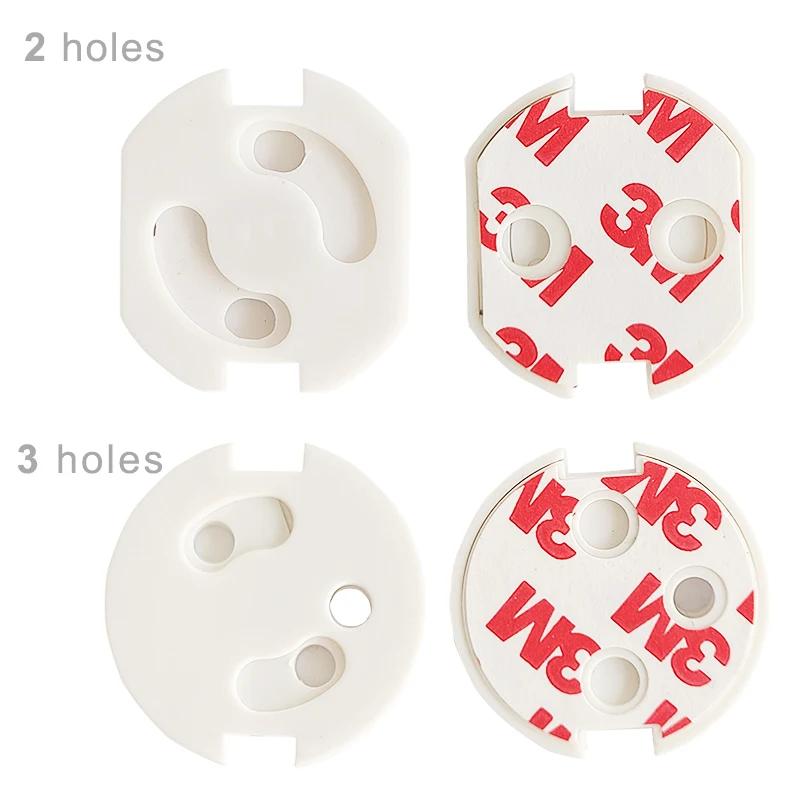 10pcs Baby Safety Child Electric Socket Outlet Plug Protection Security Two Phase Safe Lock Cover Kids Sockets Cover Plugs