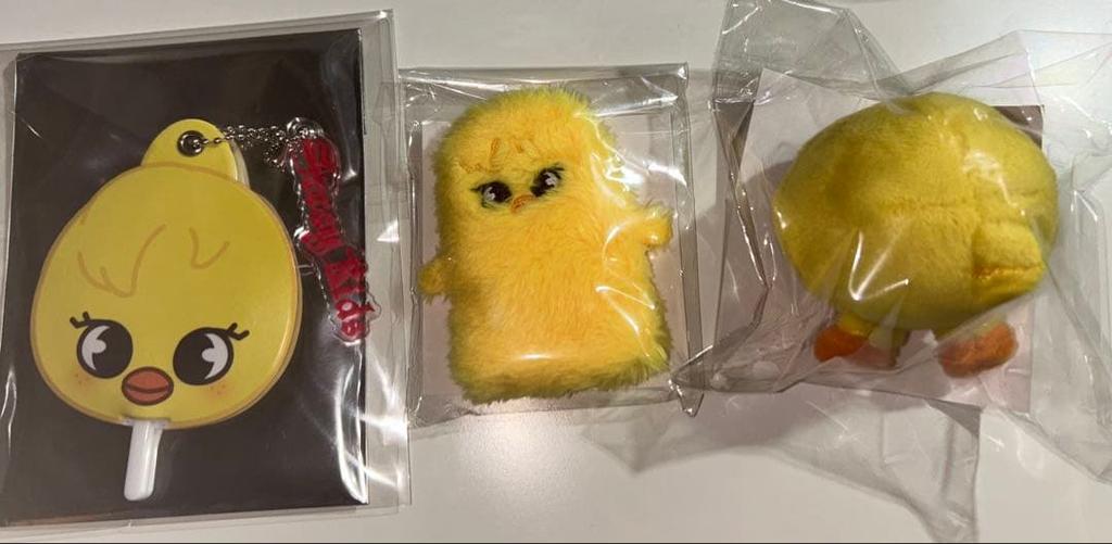 [USED] Stray Kids Pogari Felix Plush Finger Puppet Smartphone Clip