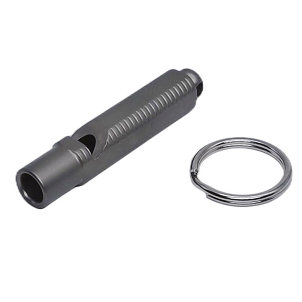Titanium Survival Whistles Louds Outdoor Emergency Whistles With Keyring Waterproof Whistles Outdoor Tool for Women Men