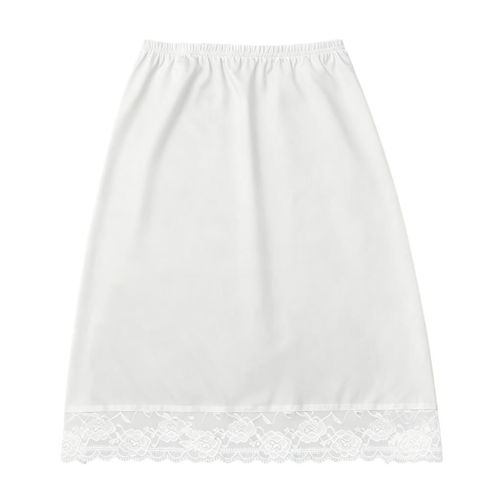 Zeriluna French-style lace anti-exposure underdress Elegant and lightweight women's fashion underdress to prevent exposure