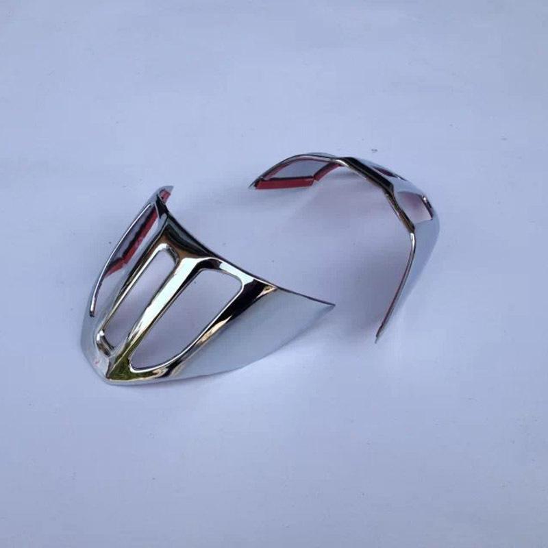 For Kia Picanto 2018-/Morning  Steering Wheel ABS Chrome Decorative Cover Steering Wheel Button Adjuster Sticker Trim