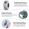 Local US Stock Permanent Jewelry Charms Designer Fahion Pendant & Charms Fit Pan Bracelet Luxury Brand Charm Alphabet 925 Silver