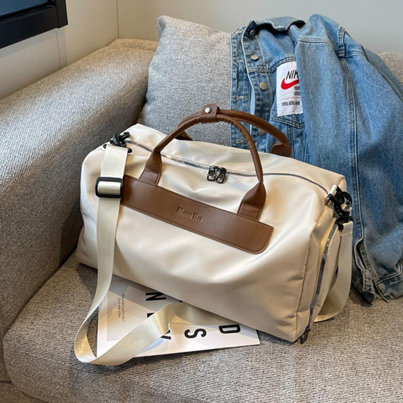 High-value short-distance travel bag Women's large-capacity business trip dry and wet separation messenger bag Outdoor portable yoga fitness bag