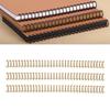 100 Stück Spiralbindespiralen 34   3:1 Teil   Papier Doppelspirale Bindespiralen 120 Blatt Kapazität 14,3 mm Durchmesser