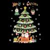 Cartoon Shopwindow Decals Santa Clause Reindeer Xmas Tree Sticker  Festival