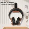 Reiner Holz Nussbaum Kopfhörerständer Halter Massivholz Kopfhörerregal Aufhänger Aluminiumlegierung Schreibtisch Gaming Kopfhörerhalter Ständer