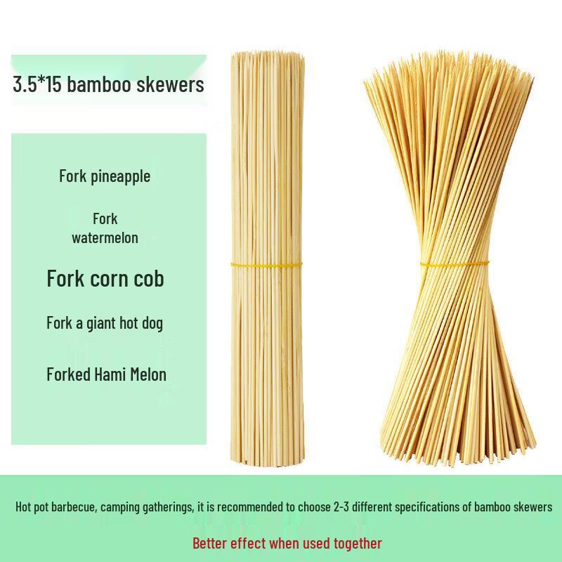 UOSO Disposable Bamboo Skewers