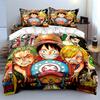 One Piece Anime Bedding Set Bedding Set (1 Duvet Cover, 2 Pillowcases, Duvet Not Included)