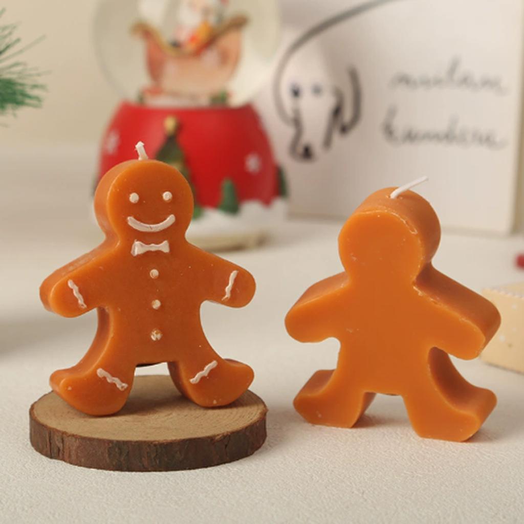 Awakentti  Scented Candle, Christmas Scent, Gingerbread & Coffee Milk Aroma, Eco-Friendly Soy Wax, Gift For Christmas Party