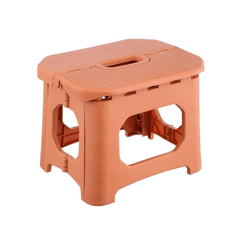 Portable Folding Plastic Stool Outdoor Camping Picnic Travel Kids Use Compact Stackable Modern Minimalist Design